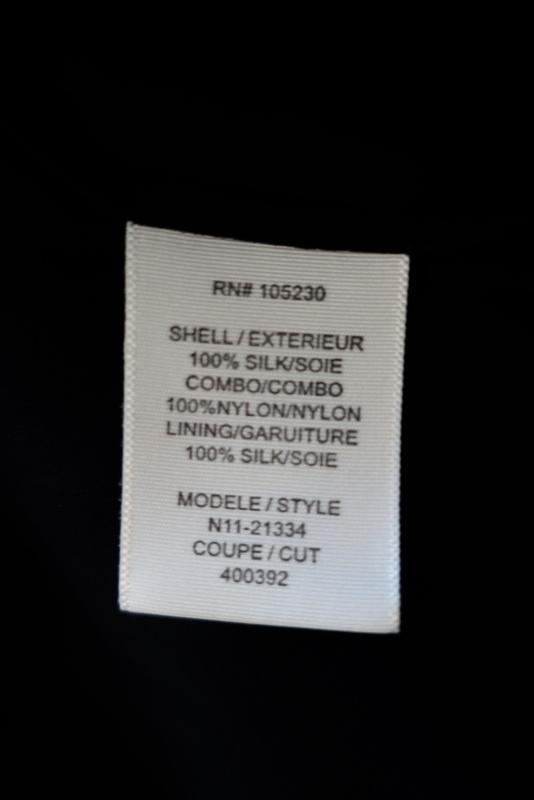 Joie Blouse Versailles Black Lace-Paneled Silk Size Medium Sleeveless Top available at CelebrityOwned.com img_7