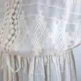 Joie Dress Bittern Cream Embroidered Silk & Lace Size Small Blouson Mini available at CelebrityOwned.com img_4