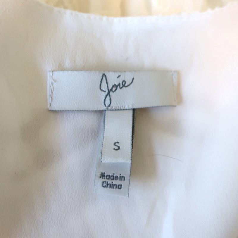 Joie Dress Bittern Cream Embroidered Silk &amp; Lace Size Small Blouson Mini available at CelebrityOwned.com img_7
