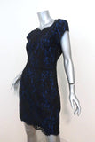 Joie Dress Maribeth Black/Blue Lace Size Medium Cap Sleeve Sheath available at CelebrityOwned.com img_2