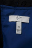 Joie Dress Maribeth Black/Blue Lace Size Medium Cap Sleeve Sheath available at CelebrityOwned.com img_5
