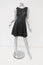 Joie Leather Dress Black Size Small Sleeveless Fit & Flare Mini