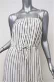 Joie Maxi Dress Theodorine White/Black Striped Cotton Size Extra Small available at CelebrityOwned.com img_3