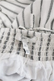 Joie Maxi Dress Theodorine White/Black Striped Cotton Size Extra Small available at CelebrityOwned.com img_4