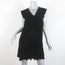 Joie Mini Dress Almarie Black Velvet Size Small Cap Sleeve V-Neck Shift