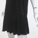 Joie Mini Dress Almarie Black Velvet Size Small Cap Sleeve V-Neck Shift available at CelebrityOwned.com img_4