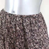 Joie Mini Skirt Brown Printed Silk Size Extra Extra Small available at CelebrityOwned.com img_3