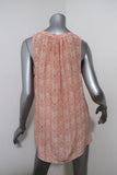 Joie Tank Top Aruna Pink Snakeskin Print Silk Size Large Sleeveless Blouse available at CelebrityOwned.com img_6