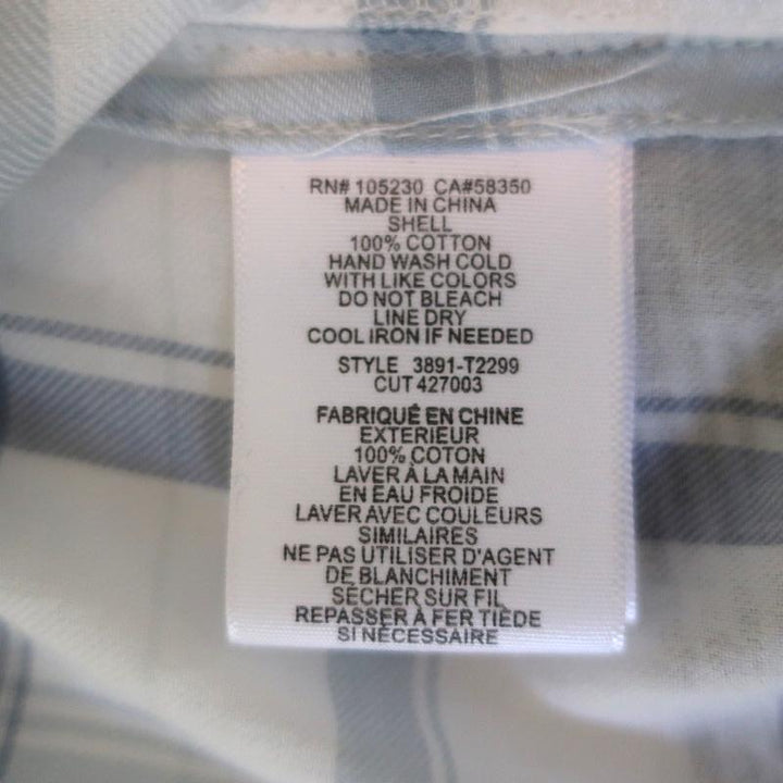 Joie Tank Top Capucine White/Blue Plaid Cotton Size Small Sleeveless Blouse NEW available at CelebrityOwned.com img_7
