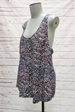 Joie Tank Top Drew B Electric Leopard Print Silk Size Large Racerback Blouse available at CelebrityOwned.com img_3