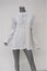 Joie Top White Eyelet Embroidered-Bib Cotton Jersey Long Sleeve Size Large NEW