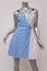 Joie Wrap Dress Editha Mixed-Stripe Cotton Size Small Sleeveless V-Neck Mini