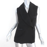 Jonathan Cohen Vest Black Neoprene Size Small Sleeveless Blazer available at CelebrityOwned.com img_1