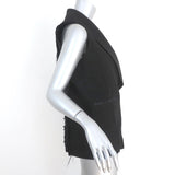 Jonathan Cohen Vest Black Neoprene Size Small Sleeveless Blazer available at CelebrityOwned.com img_5