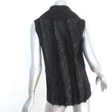 Jonathan Cohen Vest Black Neoprene Size Small Sleeveless Blazer available at CelebrityOwned.com img_6