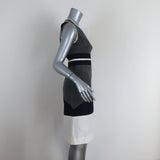 Jonathan Simkhai Dress Blue/Cream Colorblock Size 2 Sleeveless Fit & Flare available at CelebrityOwned.com img_3