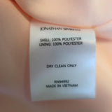 Jonathan Simkhai Mini Dress Delilah Pink Tiered Floral Print Tulle Size 2 available at CelebrityOwned.com img_8