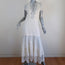 Jonathan Simkhai Tiered Lace Midi Dress White Size 8 Short Sleeve