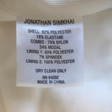 Jonathan Simkhai Tiered Lace Midi Dress White Size 8 Short Sleeve available at CelebrityOwned.com img_7