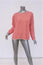 Jumper Striped Cashmere Sweater Red/Gray Size 3 Crewneck Pullover NEW