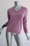 KULE Sweater Sawyer Berry Cashmere-Blend Size Extra Small V-Neck Pullover NEW