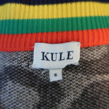 KULE The Cat Cardigan Leopard Print Wool Blend Size Small V-Neck Sweater available at CelebrityOwned.com img_7