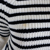 Kate Spade Sweater Aura White/Navy Striped Size Extra Small Side-Zip Pullover available at CelebrityOwned.com img_2