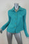 Kenzo Cardigan Turquoise Ribbed Knit Size Medium Button Front Sweater