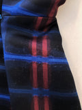 Kenzo Neon Plaid Dress Black/Blue Double Twill Size 38 Long Sleeve Mini available at CelebrityOwned.com img_8