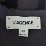 L’Agence Jane Camisole Brown Camouflage Print Silk Tank Top Size Extra Small available at CelebrityOwned.com img_5