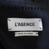 L'Agence Tiered Maxi Dress Abby Black Lace-Trim Washed Silk Size 2 available at CelebrityOwned.com img_6