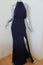 LIKELY Cameron Gown Navy Georgette Size 2 Blouson Halter Maxi Dress NEW