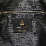 Lanvin Amalia Shoulder Bag Blue Snakeskin Chain Strap Medium Crossbody available at CelebrityOwned.com img_11