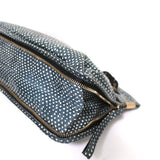 Lanvin Amalia Shoulder Bag Blue Snakeskin Chain Strap Medium Crossbody available at CelebrityOwned.com img_9