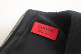 Lanvin Floral Jacquard Sheath Dress Black/Taupe Size 38 Sleeveless Mini available at CelebrityOwned.com img_6