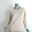 Lanvin Pearl-Trim Sweatshirt Light Beige Cotton Size Small Crewneck Pullover