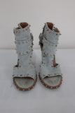 Laurence Dacade Denim Studded/Spiked Booty Heel Sz 36 available at CelebrityOwned.com img_2