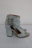 Laurence Dacade Denim Studded/Spiked Booty Heel Sz 36 available at CelebrityOwned.com img_4