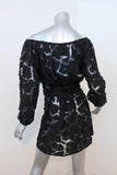 Letarte Lace Long Sleeve Cover-Up Dress Black Size Extra Small NEW available at CelebrityOwned.com img_5