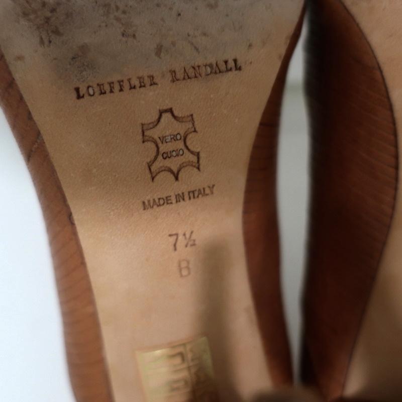 Loeffler Randall Pumps Irina Brown Leather Size 7.5 Pointed Toe Heels available at CelebrityOwned.com img_11
