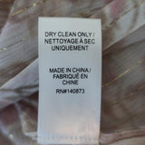 LoveShackFancy Blouse Clara Ruffled Lurex-Striped Floral Print Top Size Small available at CelebrityOwned.com img_9