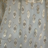 LoveShackFancy Blouse Erin Ivory Metallic Fil Coupe Size Small Long Sleeve Top available at CelebrityOwned.com img_3