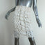 Lover Pencil Skirt Poppy White Macrame Lace Size US 4