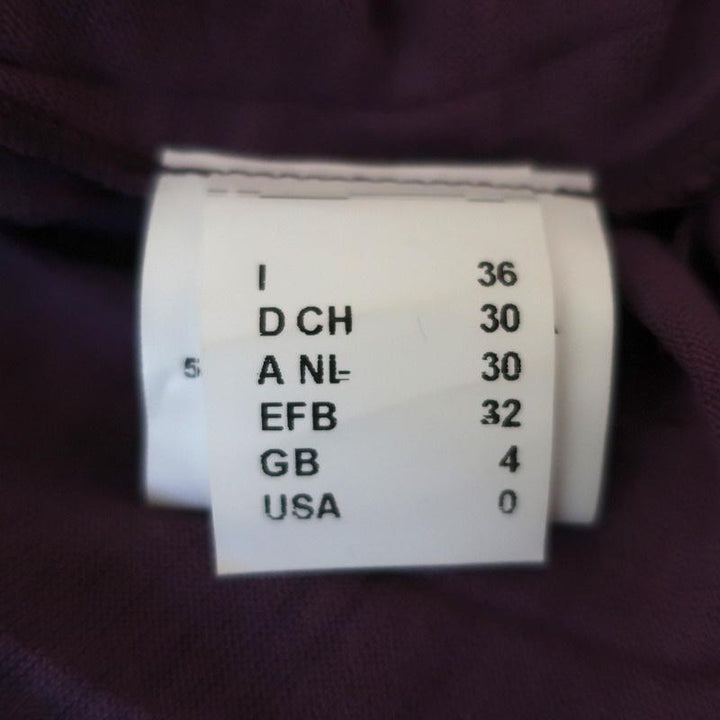 M Missoni Dress Purple Ribbed Knit Size 36 Tiered Pleated Hem available at CelebrityOwned.com img_9