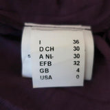 M Missoni Dress Purple Ribbed Knit Size 36 Tiered Pleated Hem available at CelebrityOwned.com img_9