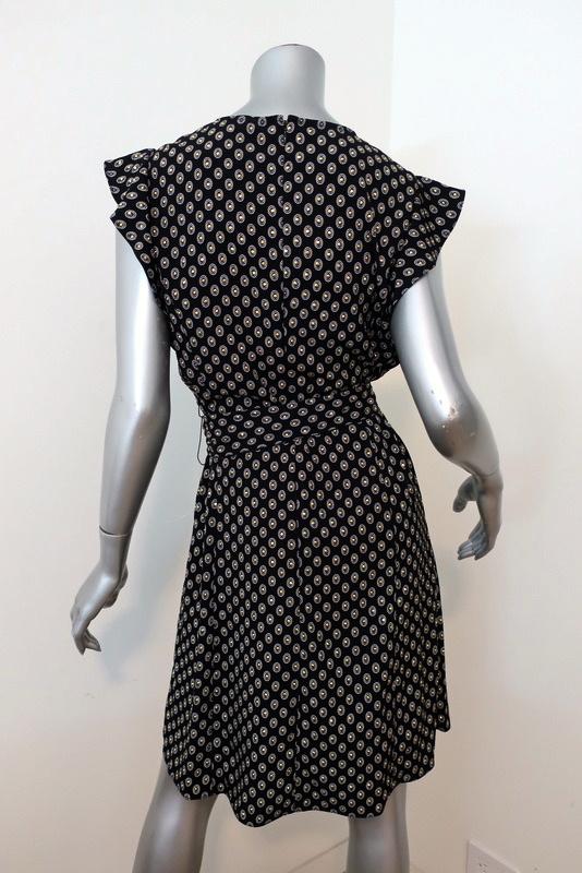 MICHAEL Michael Kors Dress Black/Gold Studded Medallion Crepe Size Small NEW available at CelebrityOwned.com img_6