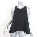 MILLY Trapeze Top Black Melton Bonded Wool Size Medium NEW available at CelebrityOwned.com img_2