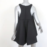 MILLY Trapeze Top Black Melton Bonded Wool Size Medium NEW available at CelebrityOwned.com img_5