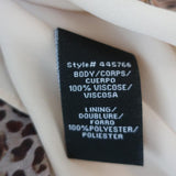 ML Monique Lhuillier Pussy Bow Midi Dress Leopard Print Georgette Size 10 available at CelebrityOwned.com img_7