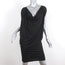 MM6 Maison Margiela Asymmetric Draped Dress Black Jersey Size Extra Small